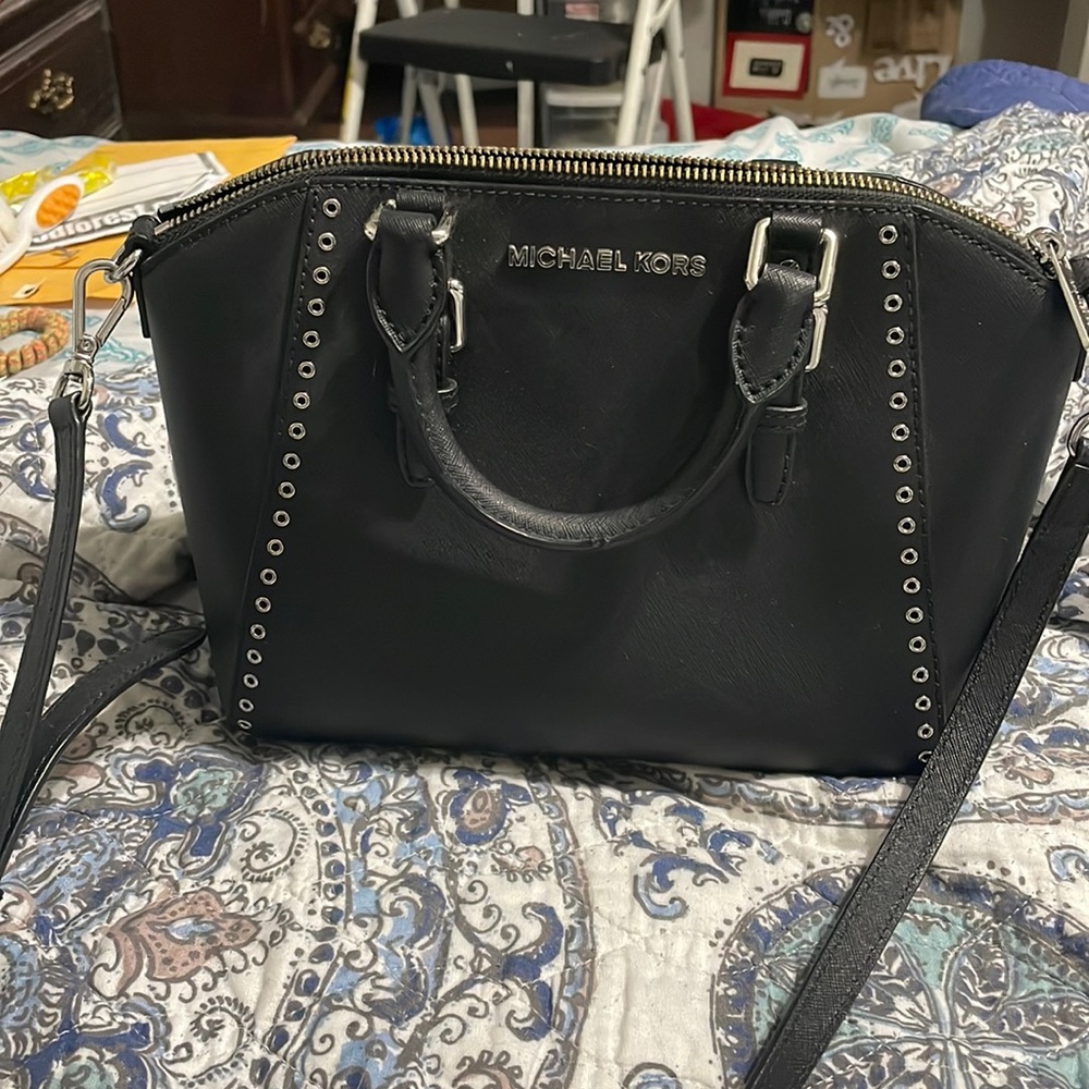 Black Cross-Body Michael Kors Purse